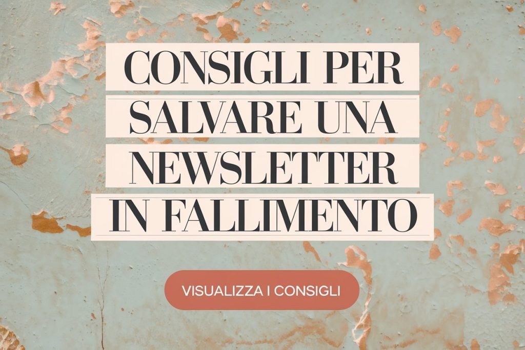 Consigli per salvare una newsletter in fallimento - Foto FPAI