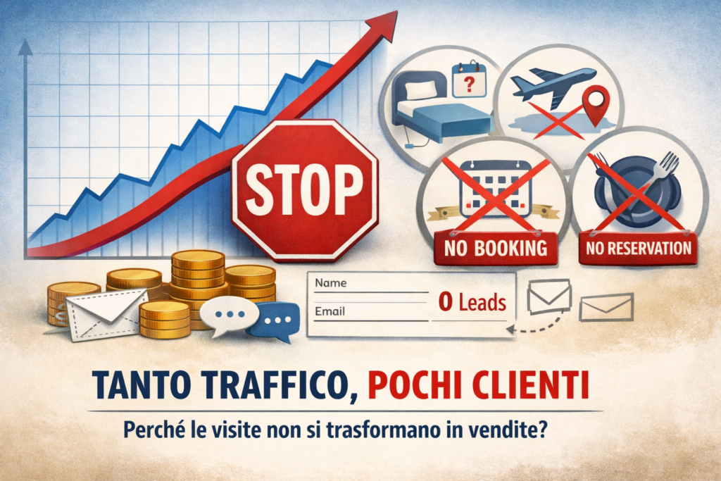 Tanto traffico, pochi clienti - Foto abai