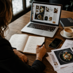 Gli errori che ho commesso nel food marketing (e che oggi eviterei) Professionista analizza strategie e comunicazione nel settore food durante una sessione di lavoro