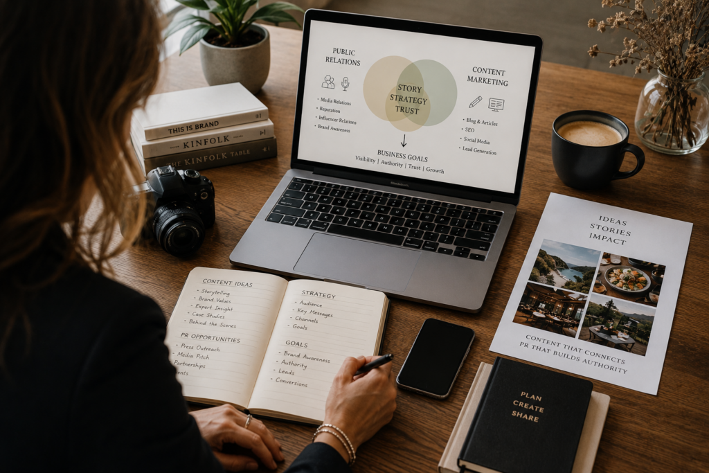 PR e content marketing non sono più mondi separati: quando lavorano insieme, aiutano a costruire autorevolezza, fiducia e risultati concreti. - Foto abai