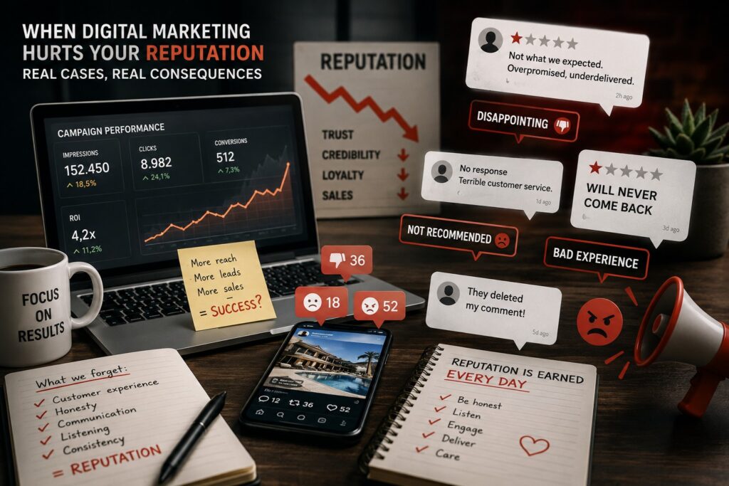 Digital marketing e reputazione online: quando campagne e automazioni danneggiano la fiducia nel brand